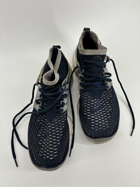 Nike Air Presto Flyknit Low Mens Running Shoes Navy Blue